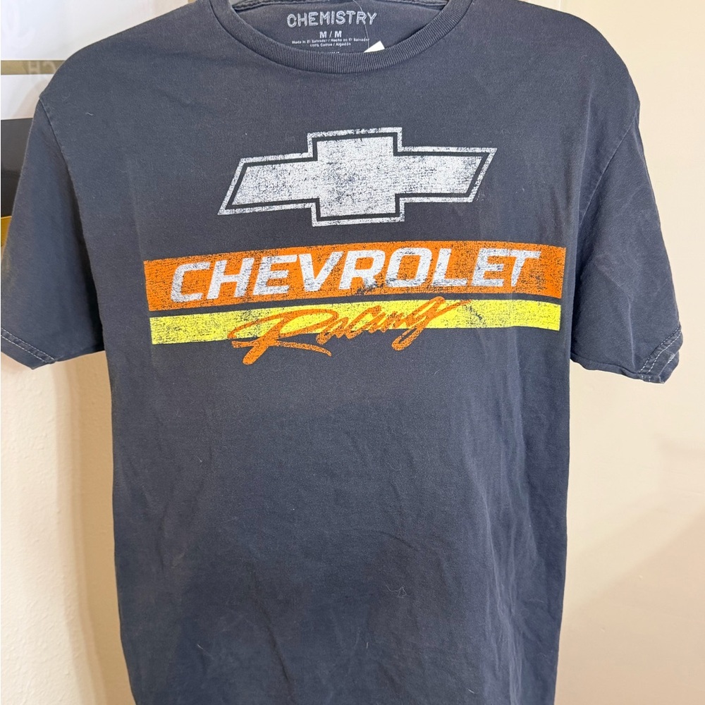 Marshalls Men's Black Chevrolet Racing Tee